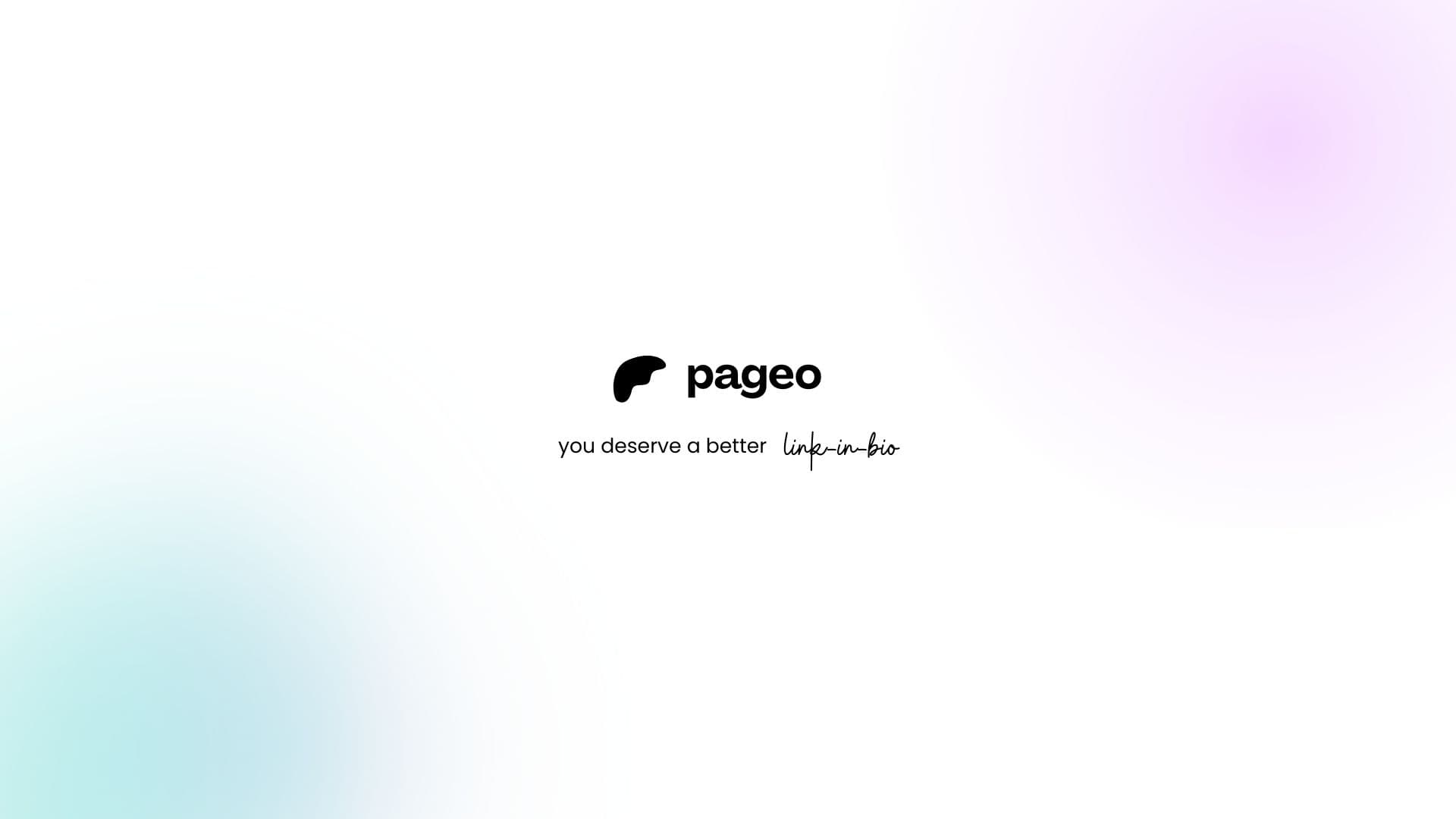 What is pageo? A Minimal, Developer-First Link-in-Bio Tool